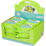 OLIVE OIL WITH VITAMIN E MAKEUP REMOVER CLEANSING TISSUES (12 Units) / ITEM# BT-120-OL