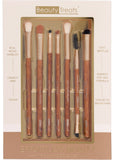 EFFORLESS BEAUTY 7 PIECE VEGAN EYE BRUSH SET (3 SETS) ITEM# BT-186-B6