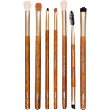 EFFORLESS BEAUTY 7 PIECE VEGAN EYE BRUSH SET (3 SETS) ITEM# BT-186-B6