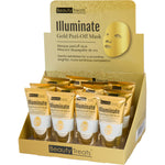 MASCARILLA DESPEGABLE ILLUMINATE GOLD (12 Unidades) ARTÍCULO# BT-244