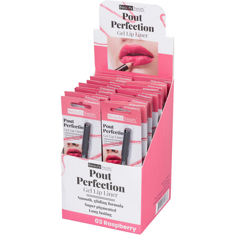 DELINEADOR DE LABIOS EN GEL POUT PERFECTION / FRAMBUESA (24 Unidades) ARTÍCULO# BT-540-03