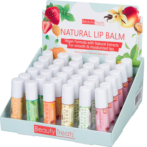 NATURAL LIP BALM (36 Units) ITEM# BT-610