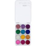 GLITTER UP - 12 COLOR GLITTER PALETTE (24 Units) ITEM# BT-741