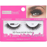 3D FAUX MINK LASHES (12 Units) ITEM# BT-750-11