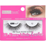 3D FAUX MINK LASHES (12 Units) ITEM# BT-750-12