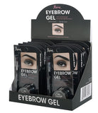 GEL PARA CEJAS CON CEPILLO - NEGRO CARBÓN (12 Unidades) / ARTÍCULO# BT-820-03