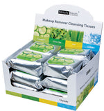 CUCUMBER MAKEUP REMOVER CLEANSING TISSUES (12 UNITS) / ITEM# BT-110C