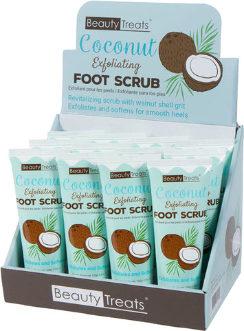 COCONUT EXFOLIATING FOOT SCRUB (12 Units) / Item# BT-114