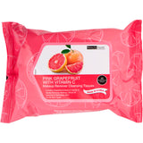 PINK GRAPEFRUIT MAKEUP REMOVER CLEANSING TISSUES (12 Units) / Item# BT-120PG