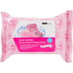 PAÑUELOS LIMPIADORES DESMAQUILLADORES DE AGUA DE ROSAS (12 Unidades) / ARTÍCULO# BT-120RW