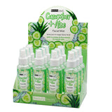 CUCUMBER + ALOE FACIAL SPRAY (12 Units) / ITEM# BT-181