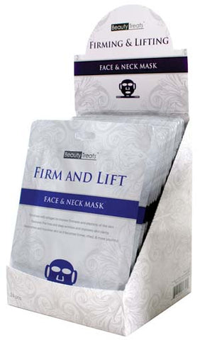 MASCARILLA PARA ROSTRO Y CUELLO FIRM AND LIFT (24 unidades) ARTÍCULO n.° BT-213-F