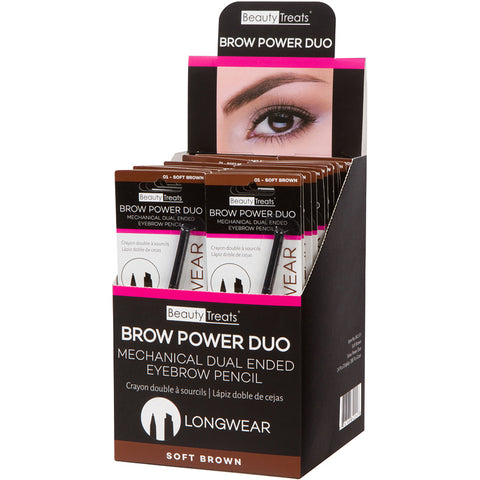 EYEBROW DUO - SOFT BROWN (24 Units) ITEM# BT-842-01